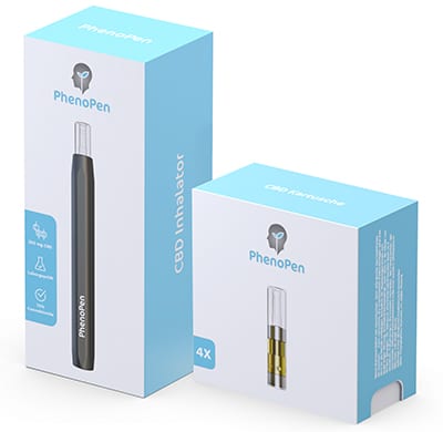 PhenoPen CBD Inhalator und Kartuschen